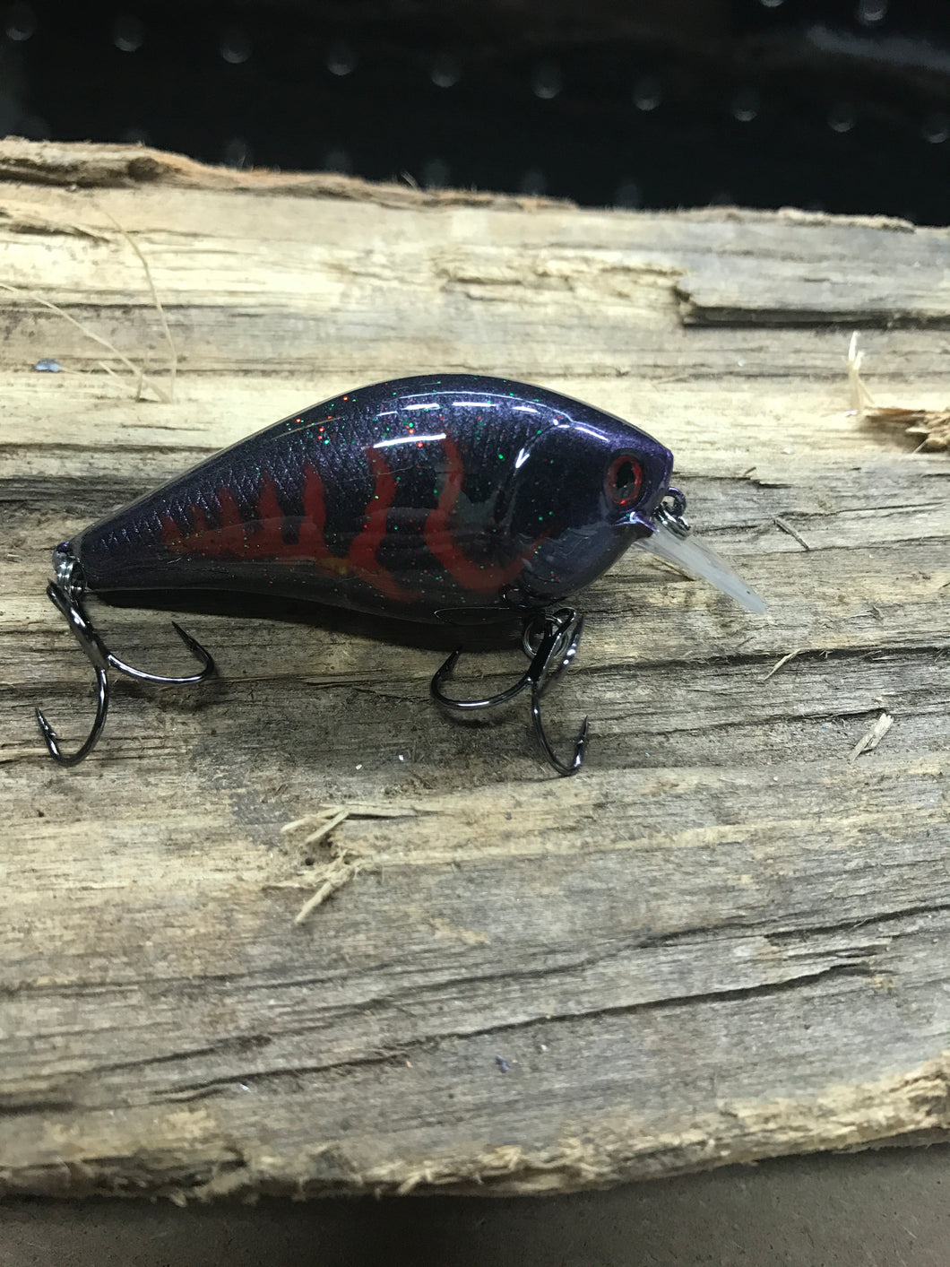 Junebug Red 1.5 Square Bill Junebug Red – Blackjack Lures