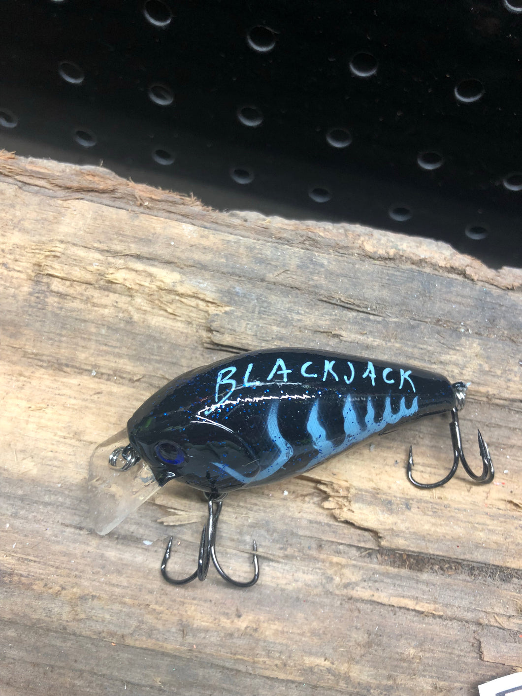 blackjack fishing lures 1.5 Square Bill Black & Blue – Blackjack Lures