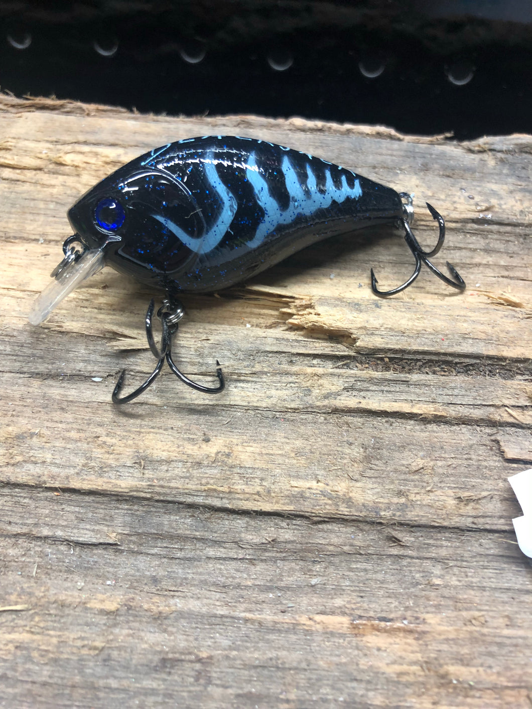 blackjack fishing lures 007XLI be it canned tuna 1.5 Square Bill Black &