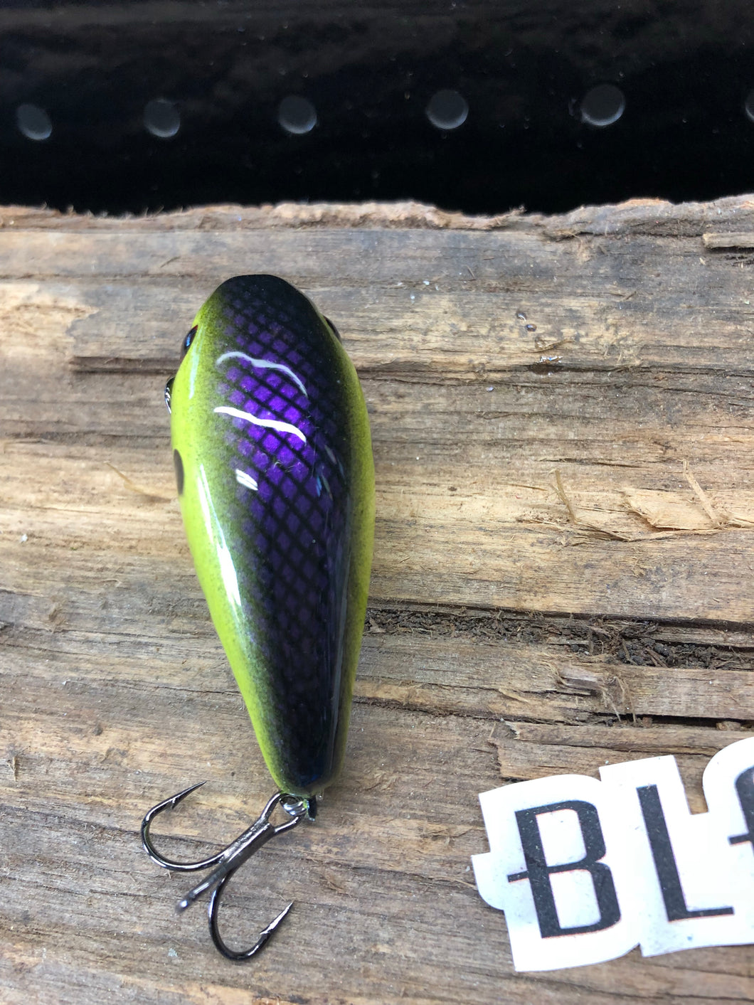bayou fishing lures Bullfrog Green Pumpkin Pearl WM Bayou Tadler Bones (Freshwater)- Baby Bayou Bass